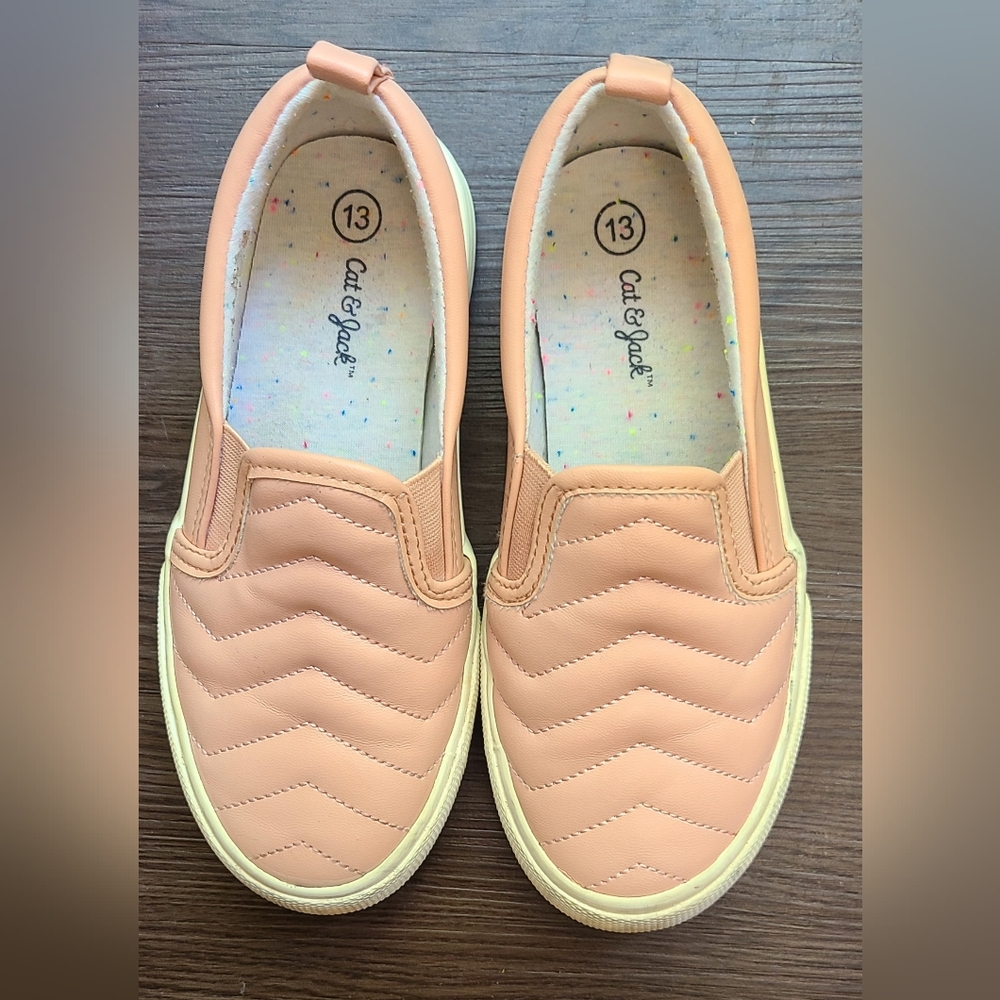 Pink Cat & Jack slip on shoes